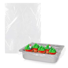 Pack of 2000 Steam Table Pan Liners with Twist Tie 34 x 25 for Full Pan. Disposable Polyethylene Pan Liners 34x25. Poly Bun Pan Covers for Catere