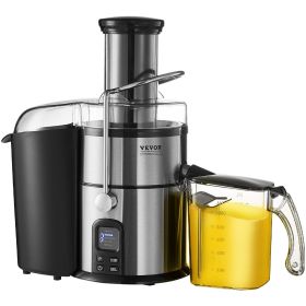 VEVOR Juicer Machine, 850W Motor Centrifugal Juice Extractor, Easy Clean Centrifugal Juicers, Big Mouth Large 3" Feed Chute for Fruits and Vegeta