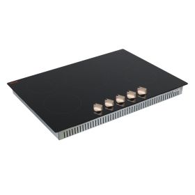 9200W 5 Burner Induction Cooktop Electric Countertop Burner Knob Control (Default: Default)